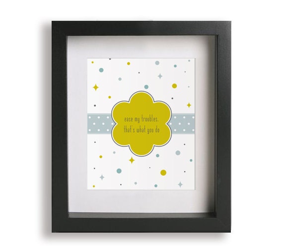 Have I Told You Lately That I Love You / Van Morrison - Music Lyric Art Print - home decor, wall decor, nursery decor, kids room, ribbon