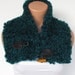 Hand Knitted Infinity Loop  Scarf,Neckwarmer,Green Circle Scarf,Cowl, Winter Accessories, Fall Fashion,Holiday Accossories,Chunky Scarf.