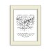 Take Heart- Black and White Dandelion Art Print, Encouragement