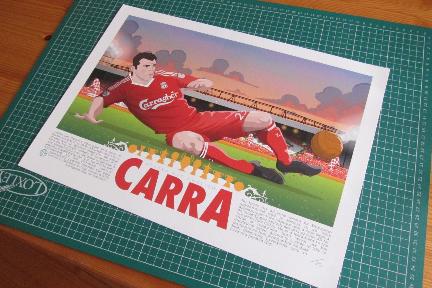 Carra - Limited Edition A3 Print