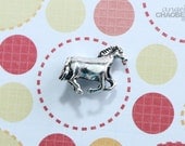 Galloping horse made to fit european bracelet