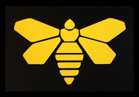 1ct Breaking Bad Golden Moth Logo Vinyl Decal