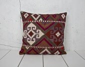 handmade vintage suzani pillow cover - 19.68" x 19.68" - FAST shipment with UPS - 03453-45