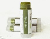 Lip Balm, Organic Eco Lip Balm, Natural Beeswax Green Tea Lip Balm Herbal Echinacea men women unisex