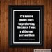Alice in Wonderland: No Going Back, Featured in Black and White, Steampunk Decor, Dorm Room, Literature Poster, Typographic Print, 8x10