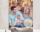 INSTANT DOWNLOAD Magazine Style Marketing Board, 5x7in, psd template