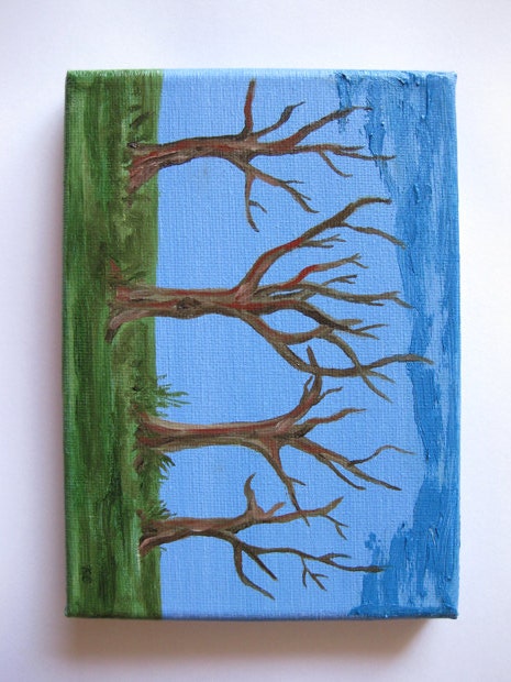 The Trees - Original Oil Painting on Canvas