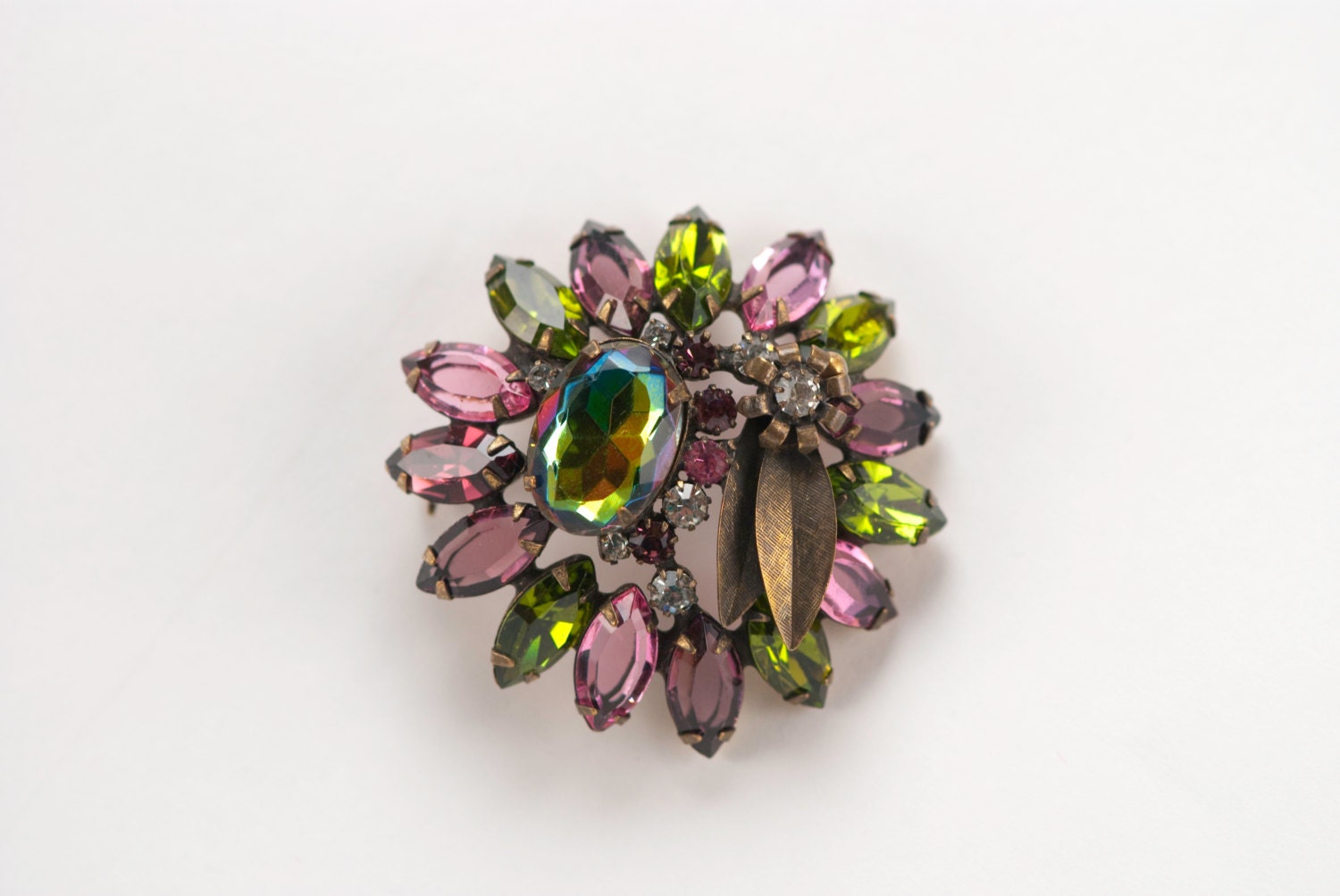 Vintage Brooch Marked With Juliana Style