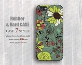 green leaves  iphone 5 case  silicone cases Iphone 4 covers hard Case Rubber 4s case iphone 4 iPhone 4s Case