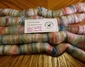 Beautiful hand carded Springtime Rolags