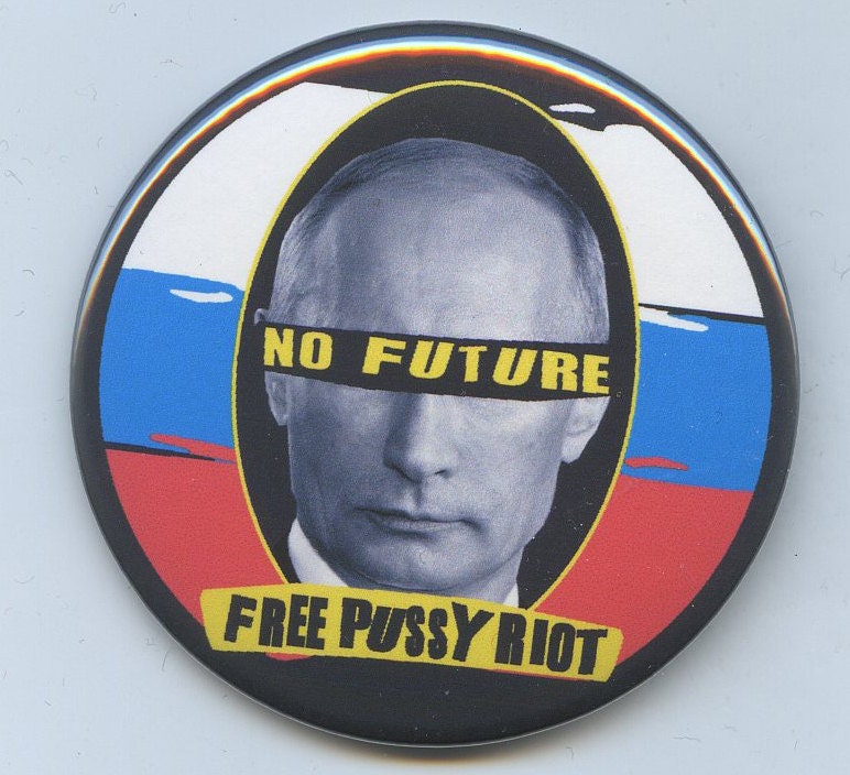 No Future Free Pussy Riot button