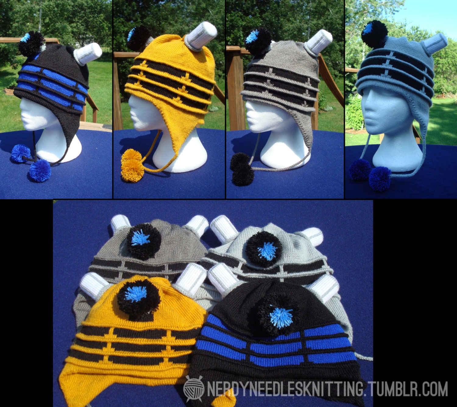 Dalek Ear Flap Hat