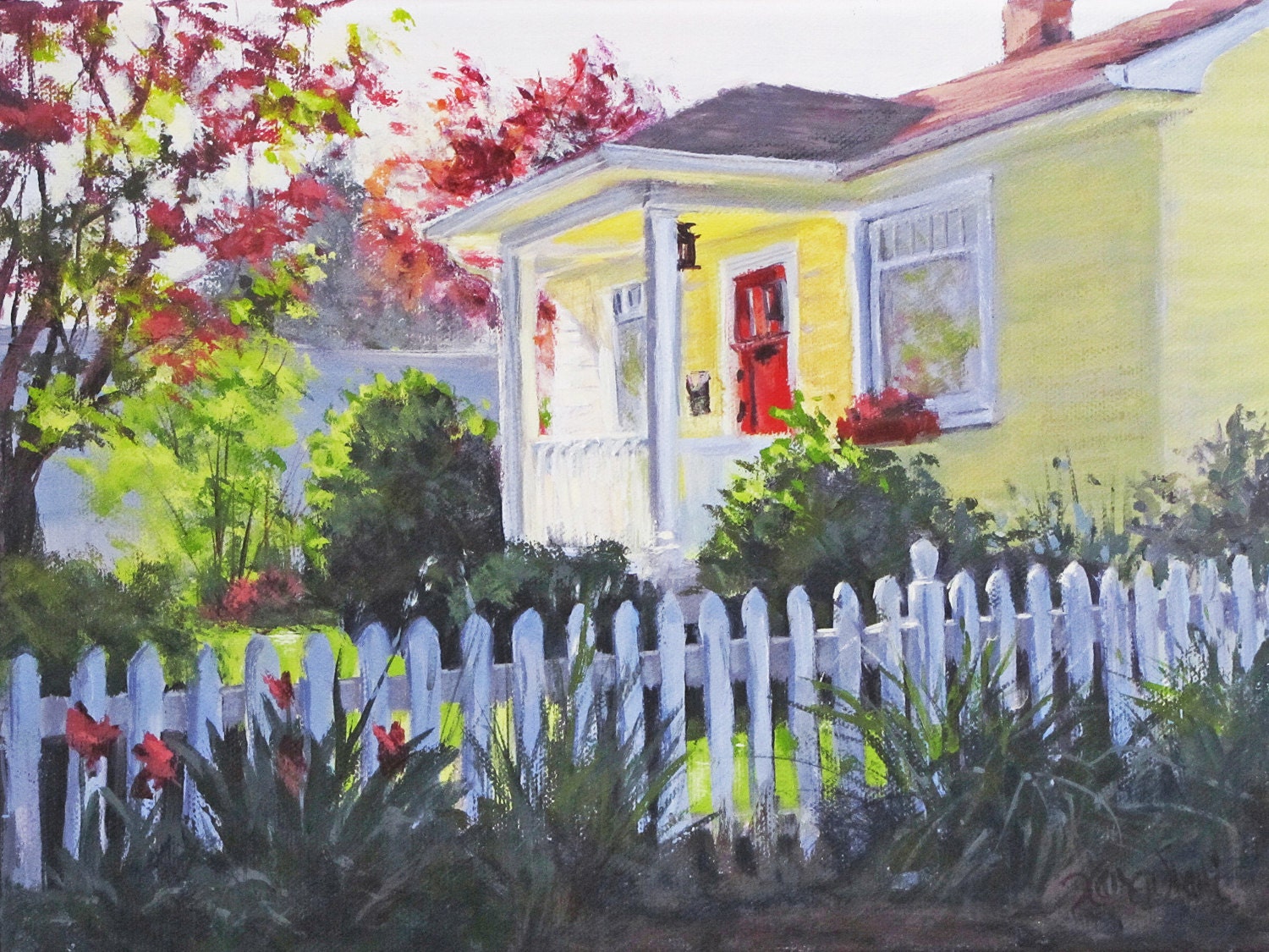 Original Bungalow painting - "Portland Morning"