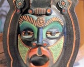 Vintage Vibrant Cuban Wall Mask