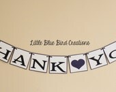 Thank you banner wedding decor - wedding photography - paper party banner