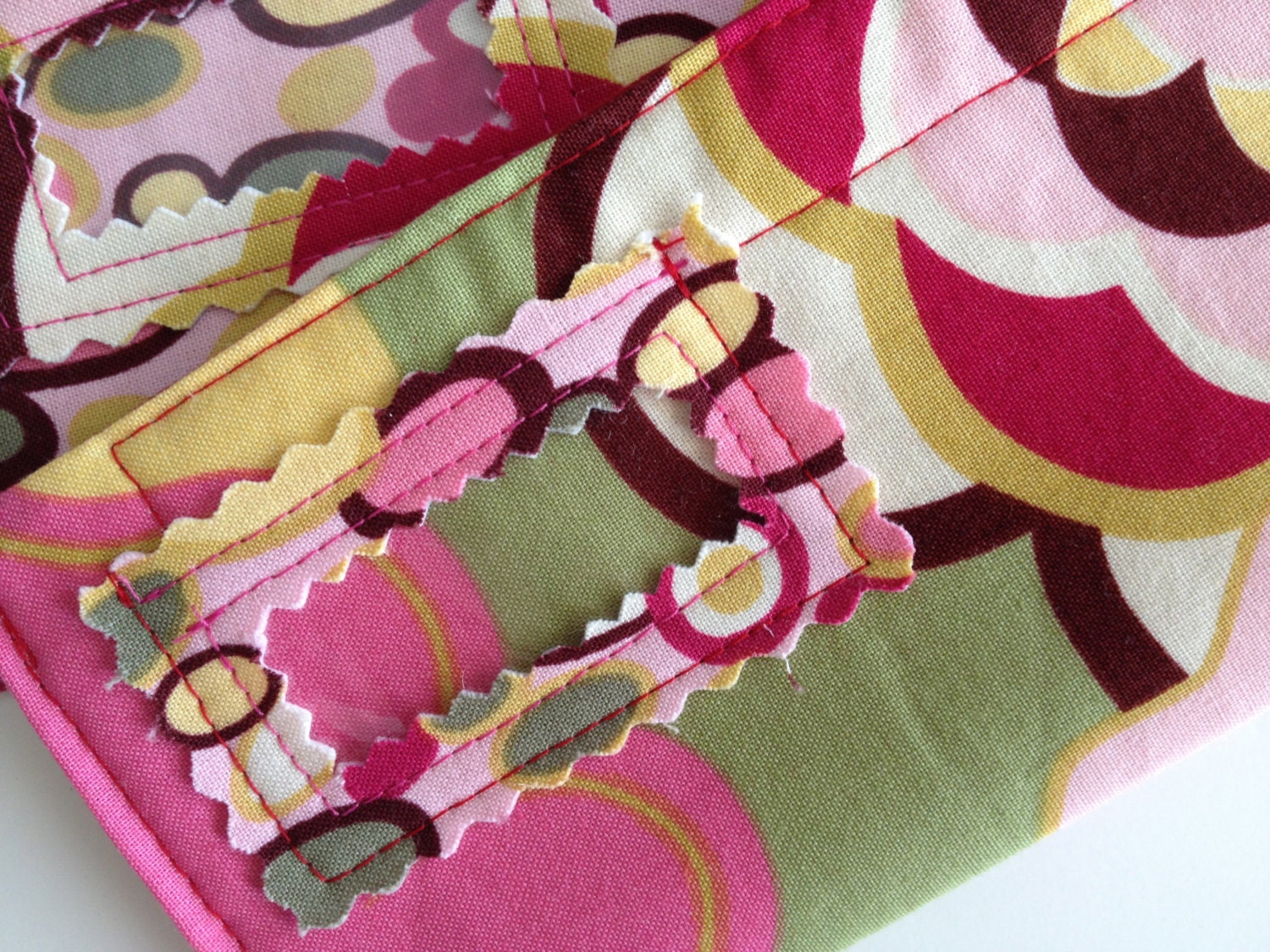 Two Designer Fabric Cash Envelopes