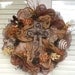 Rugged Cross Burlap Wreath