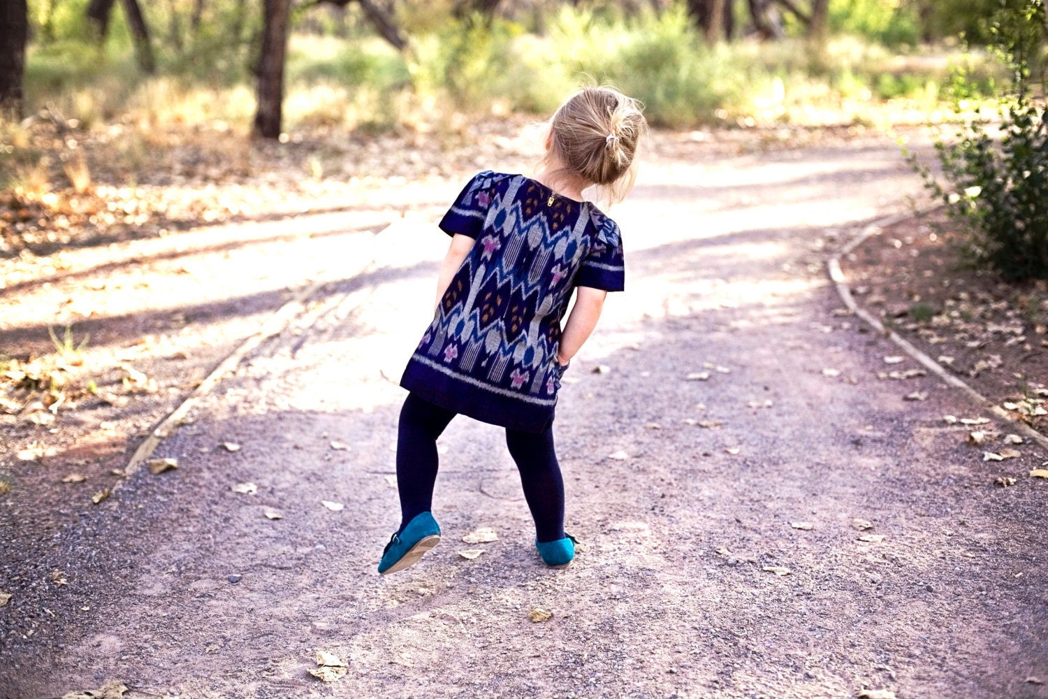 Handwoven Ikat Pocket Dress