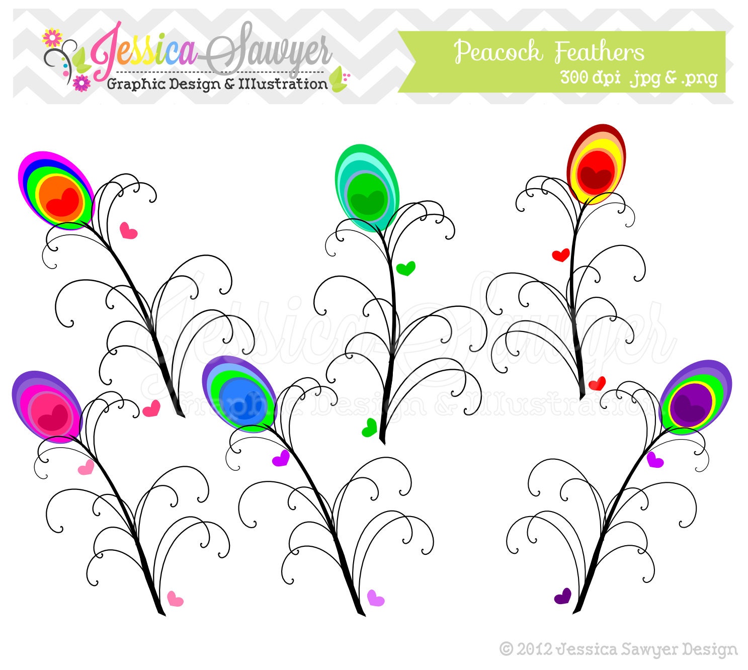 CLEARANCE - Peacock clip art - feather clipart - commercial use - card making - invitation clip art - digital scrap book instant download Il_570xn
