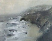 California Big Sur Study  - Original Oil Painting - New