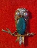 Vintage Owl Pin