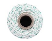 5 Yards of Green Shimmer Bakers Twine