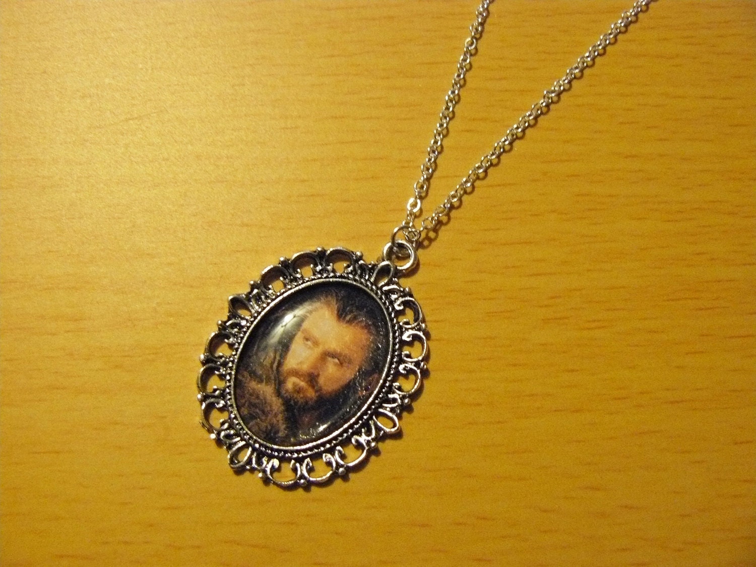 JRR Tolkein Symbol Antique Necklace