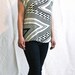 Summer Tribal Blouse Handmade by Erin Waxman // Lightweight Cotton Top // Size Small Medium and Large