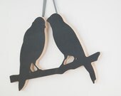 Lovebirds - Charcoal Grey