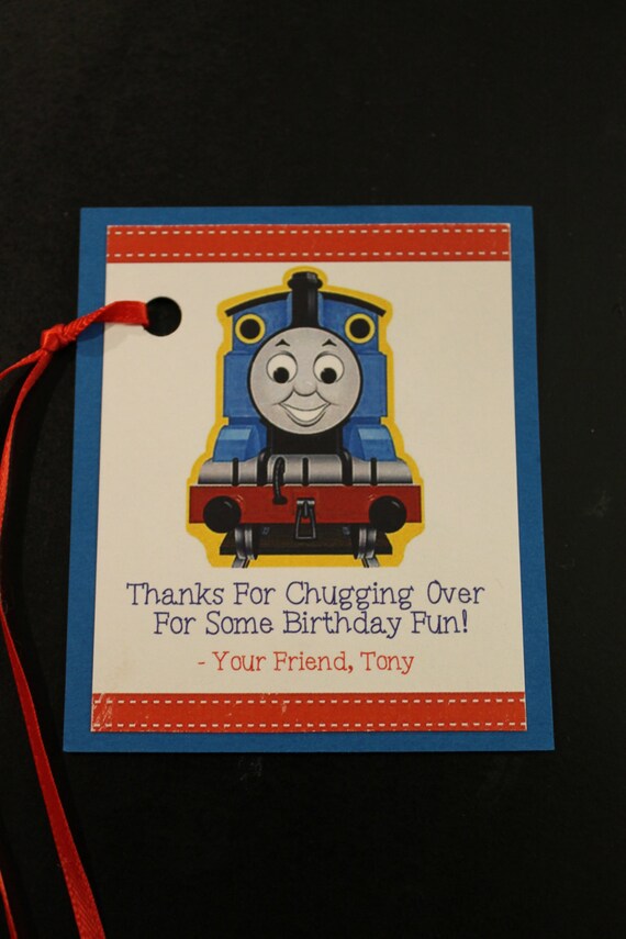 Thomas the Train Favor Tags Il_570xn