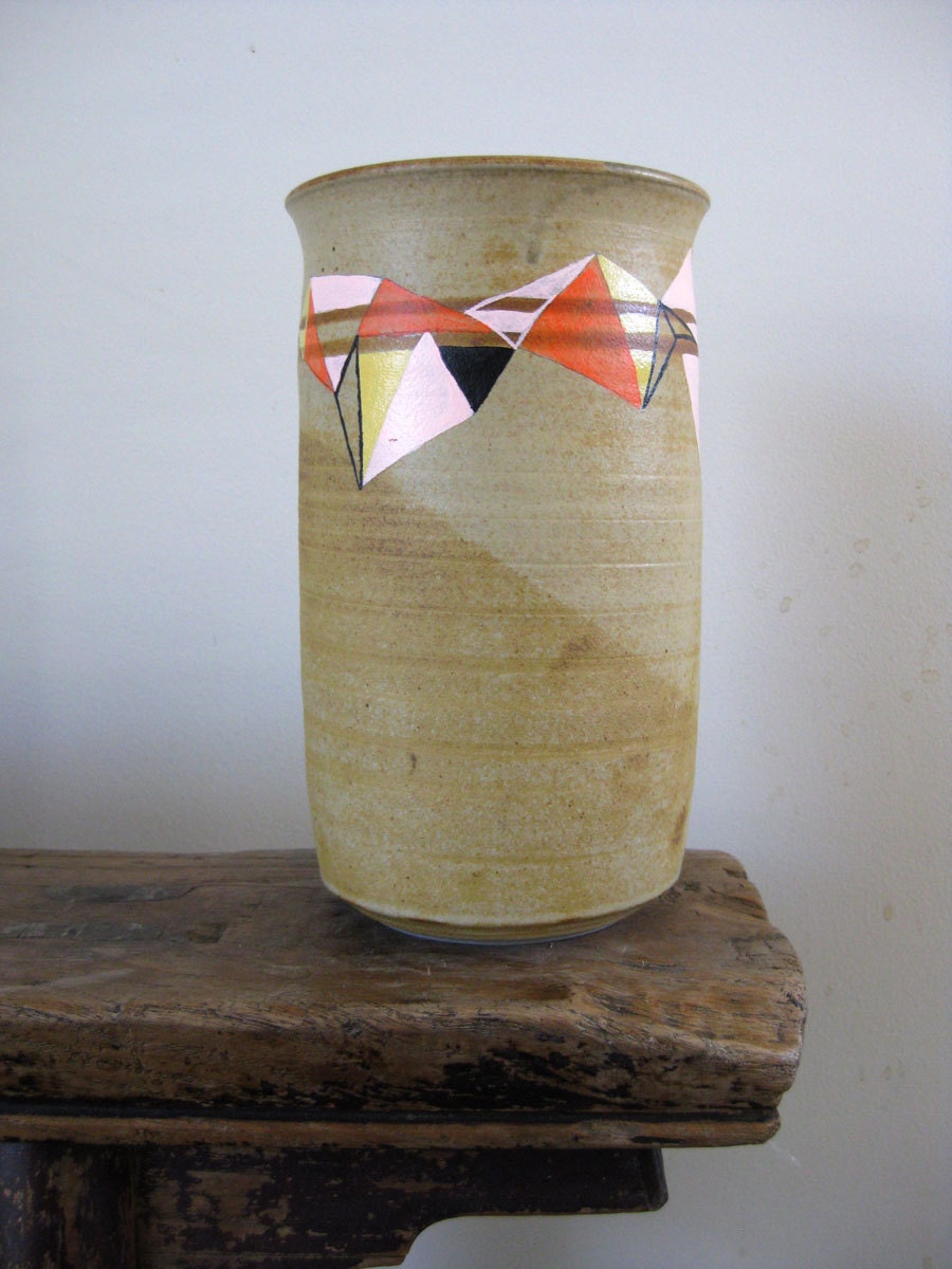 Up-Cycled Hand Painted Pottery
