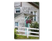 FARMHOUSE with BLUEBIRD Landscape Photography Rustic Architecture