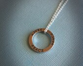 Silver Peace Necklace