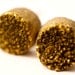 Boho Earrings - Golden Sparkling Moon - Golden Toned Raw Druzy Round Titanium Stud Earrings - Post, Jewelry, Wedding Accessories