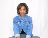 Vintage 70's Blue Medium Wash Denim Jacket