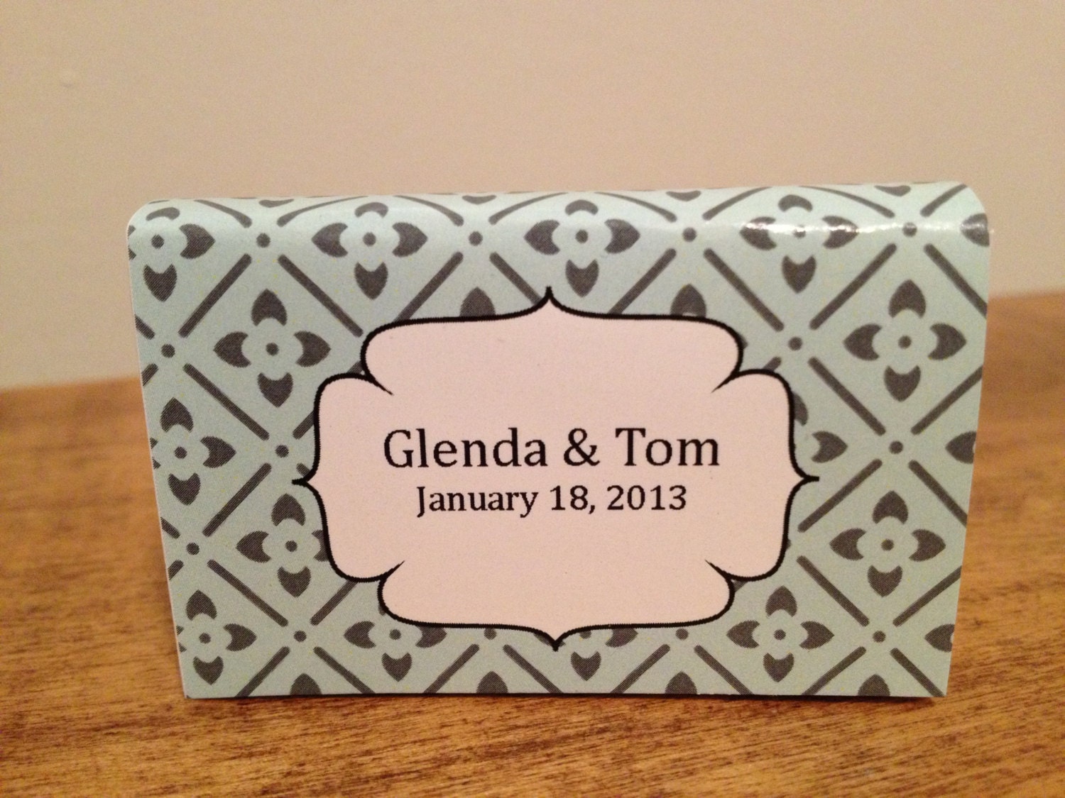 150 Custom Designed Matchbox Wedding Favors