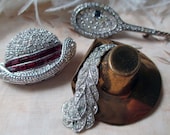 vintage rhinestone brooches, hats and tennis racquet, some backs missing, lot of 3