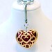 Full Heart Piece Pendant Legend of Zelda Skyward Sword Necklace Keychain
