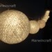 20 White Color Handmade Cotton Balls Fairy String Lights Party Patio Wedding Floor Table or Hanging Gift Home Decoration