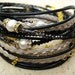 Chic Endless Leather Wrap Beaded Bracelet Fresh Water Pearls, Crystals, Black, Graphite, White...."FREE SHIPPING"