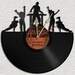 DJ On Deck Theme Vinyl Record Clock Upcycled vinyl records Great Gift