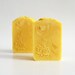 All natural soap - natural silk - cold process - handmade soaps -yellow color -  citrus scent