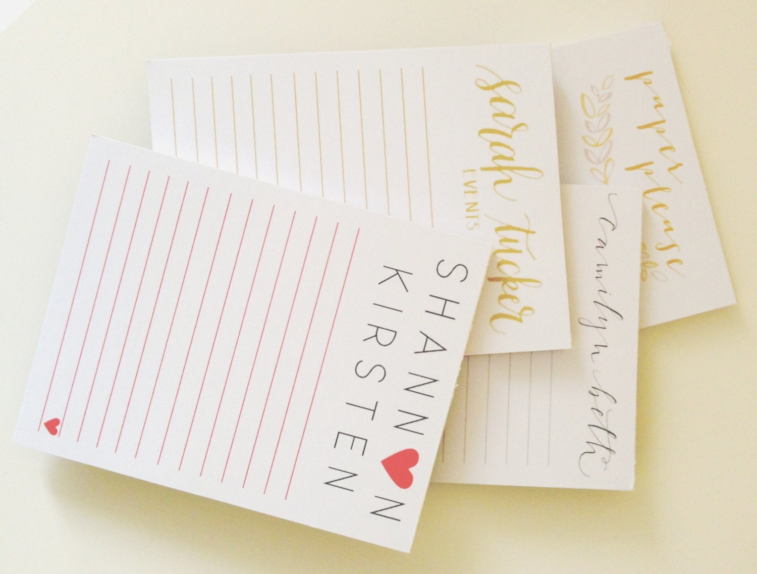 Custom Note Pads- Personalized / Logo