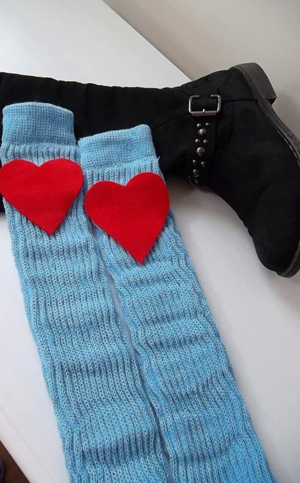 Leg warmers  Boot Socks....LOVE Valentine's Day Clothing