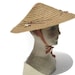 1930s Chinese Straw Gardening Hat