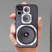 iPhone 4 Case - Stereo Speaker-- cover for iPhone 4 and iPhone 4s