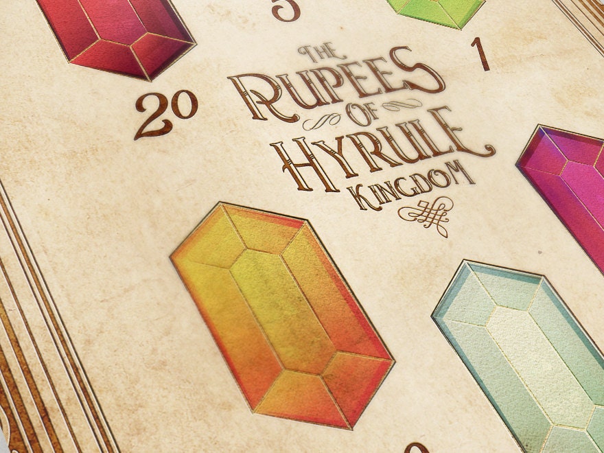 Legend of Zelda - Tingle's Ring of Rupees of Hyrule Kingdom Version - signed museum quality giclée fine art print 16" x 20"
