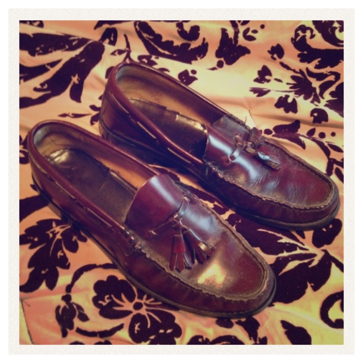 Vintage Leather Penny Loafer/ Size 9/ Made in Spain