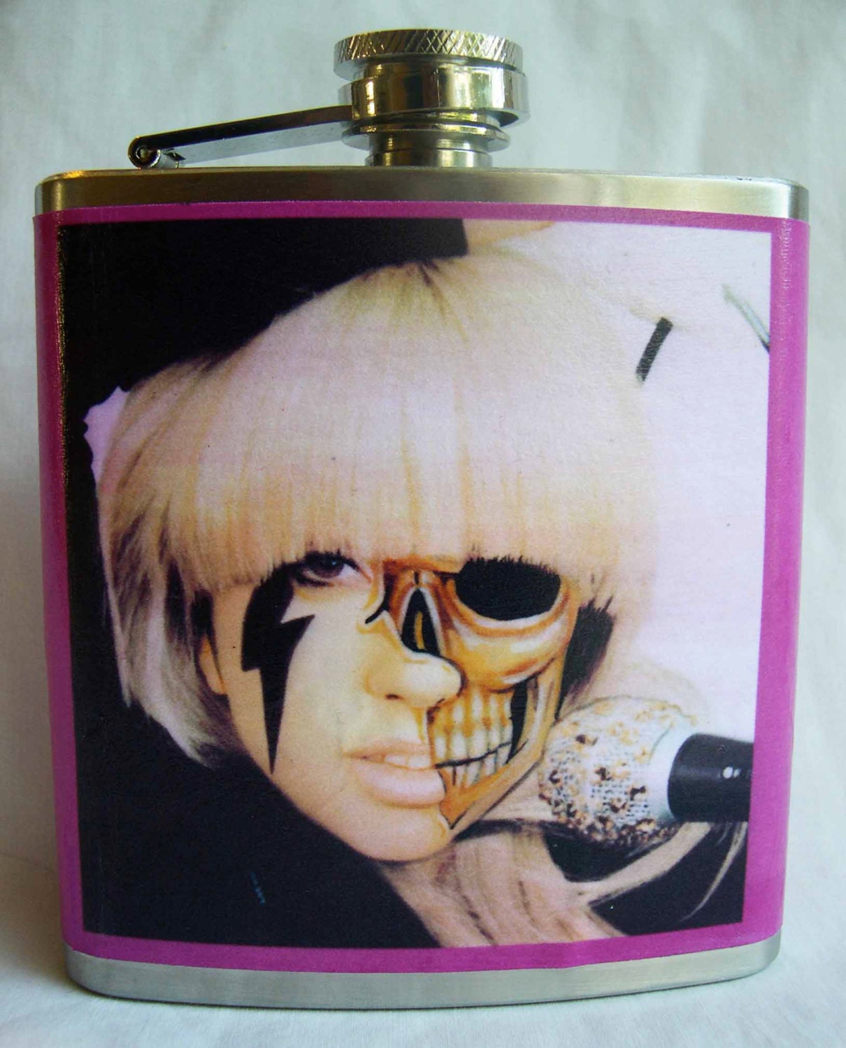 Lady Gaga Flask - Half Skull
