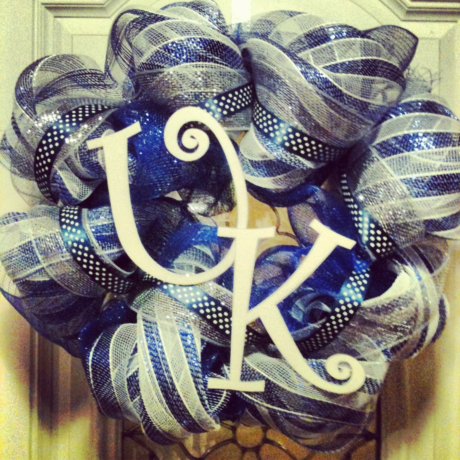 UK Deco Mesh Wreath University of Kentucky Wreath